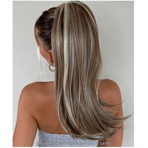 INH Hair Lola Ponytail Extension- Latte